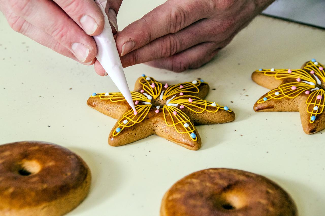 Lebkuchen spritzen