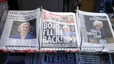Britische Zeitungen nach Rücktritt von Liz Truss