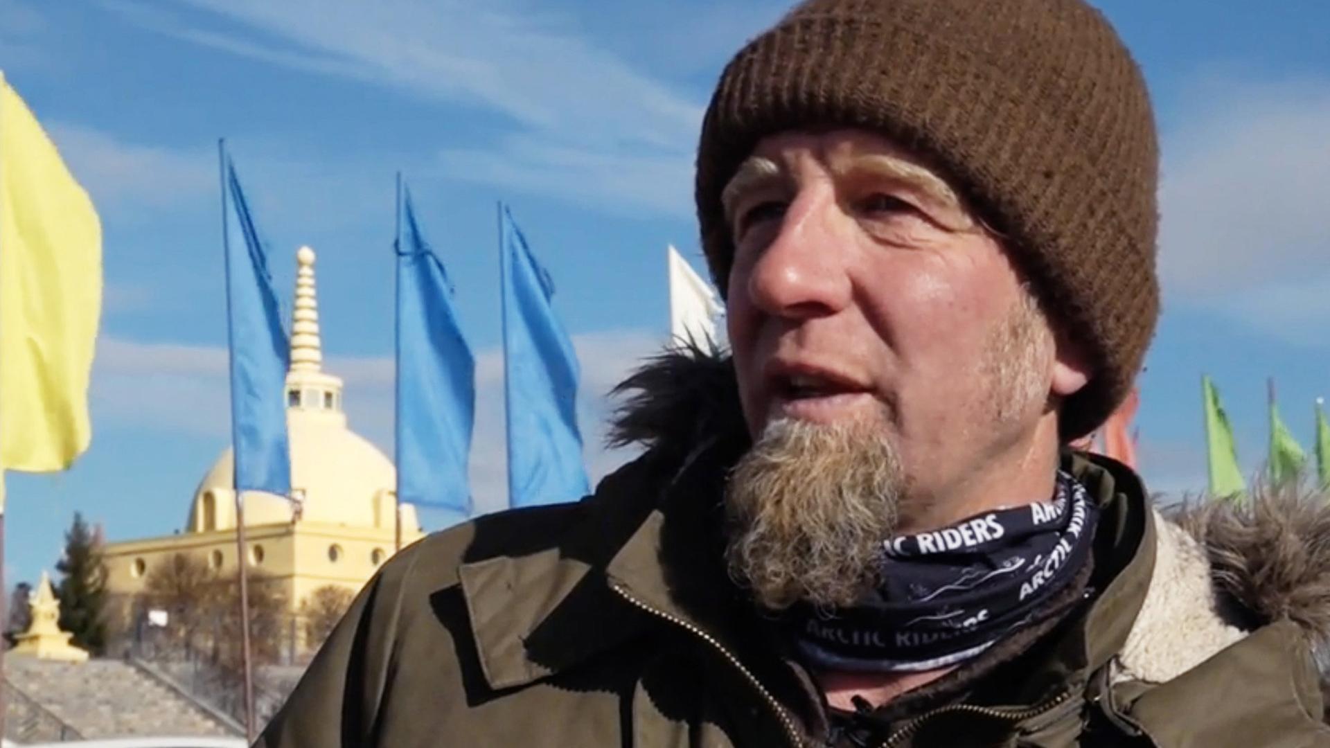 Lukas Achermann in Sibirien