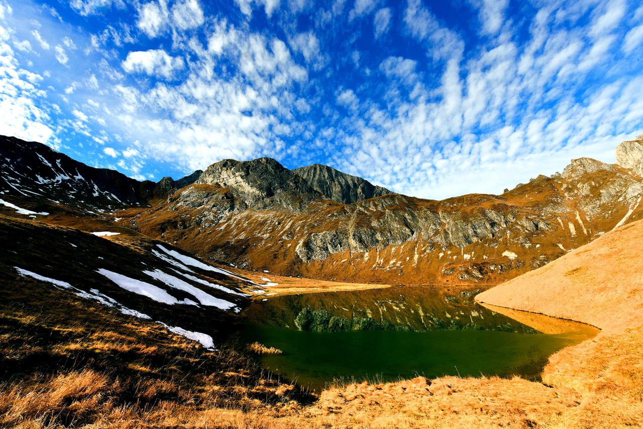 Mühlbachsee Herbststimmung.