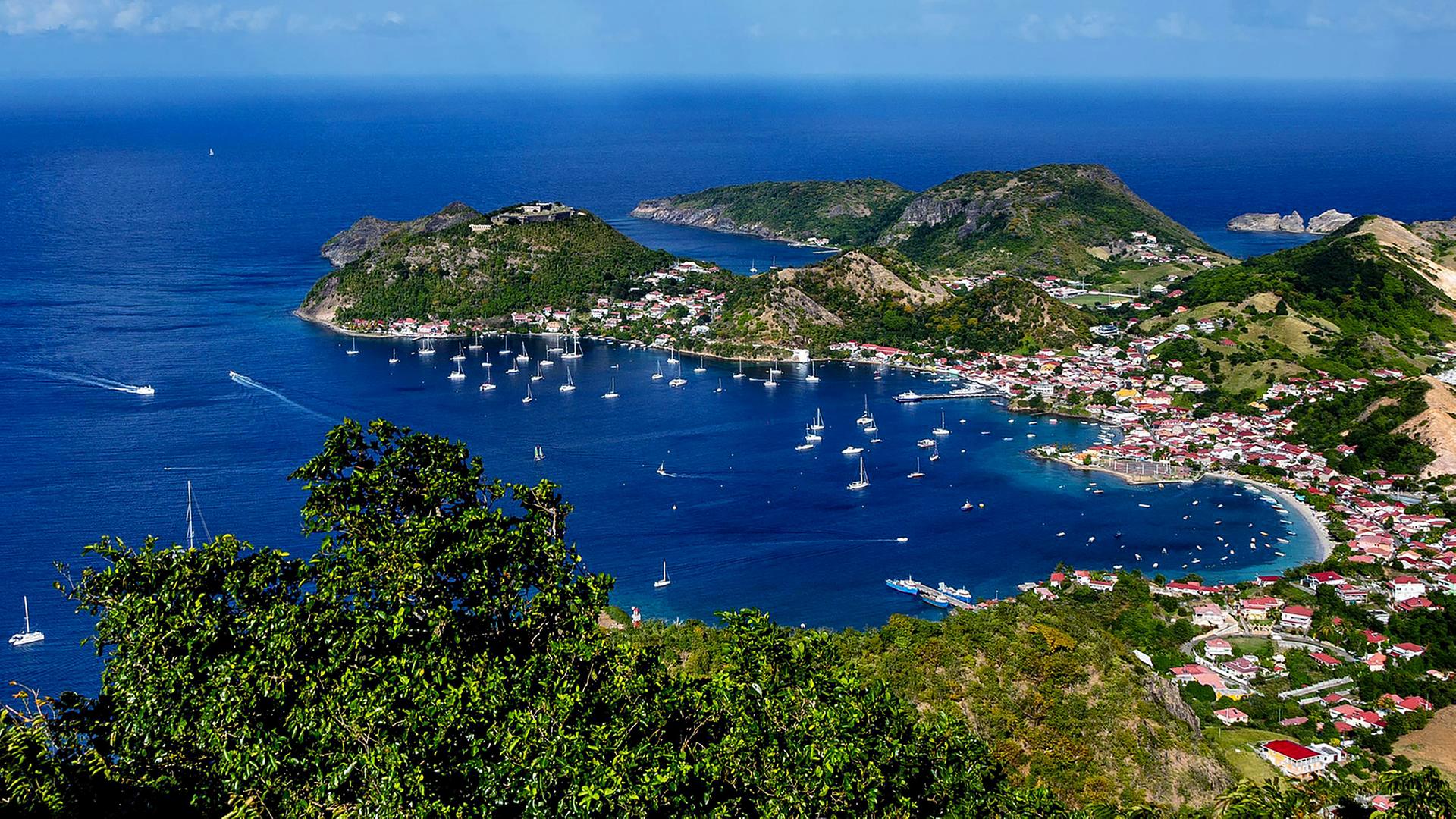  Bucht von Les Saintes auf Guadeloupe.