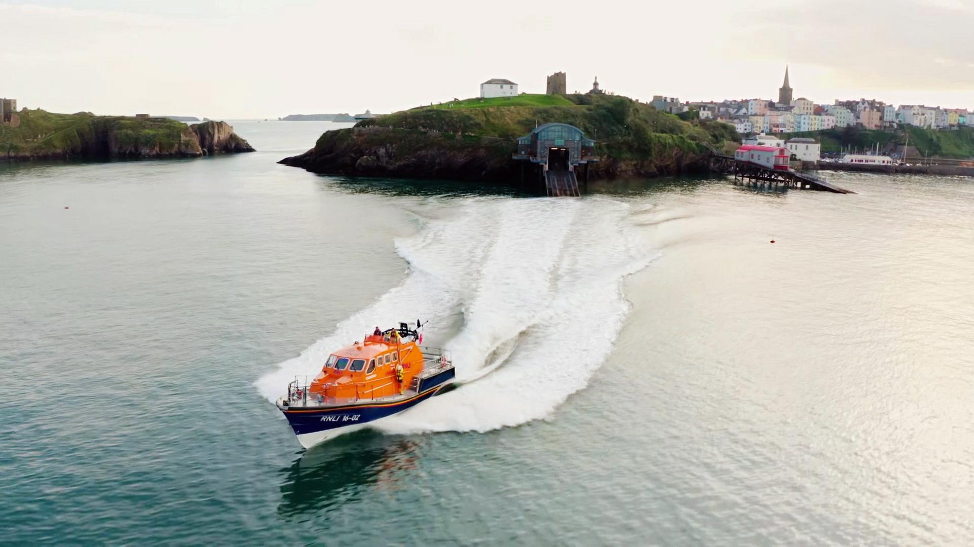 Das wöchentliche Training des Rettungskreuzers ist der Höhepunkt der