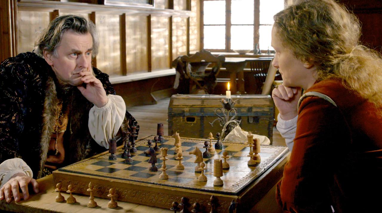 Johannes Silberschneider (Maximilian) und Marie-Christine Friedrich (Margarete)