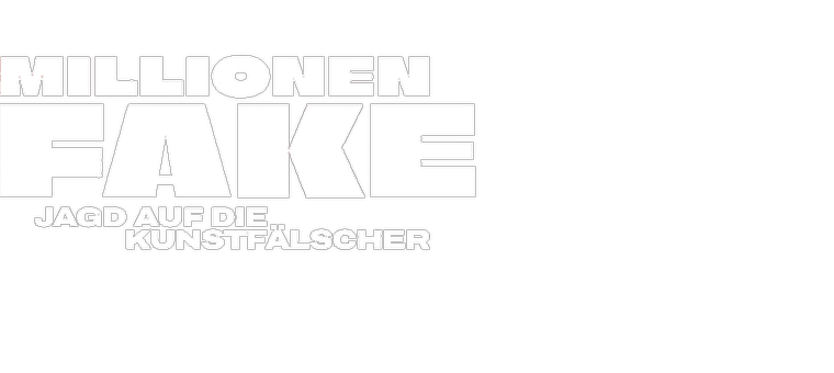 Millionen Fake - Jagd auf die Kunstfaelscher Logo weiss 760x340