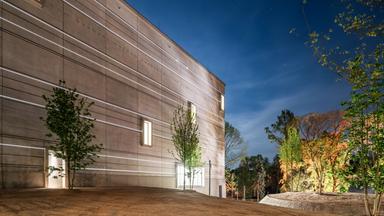 Das neue Bauhaus Museum in Weimar.