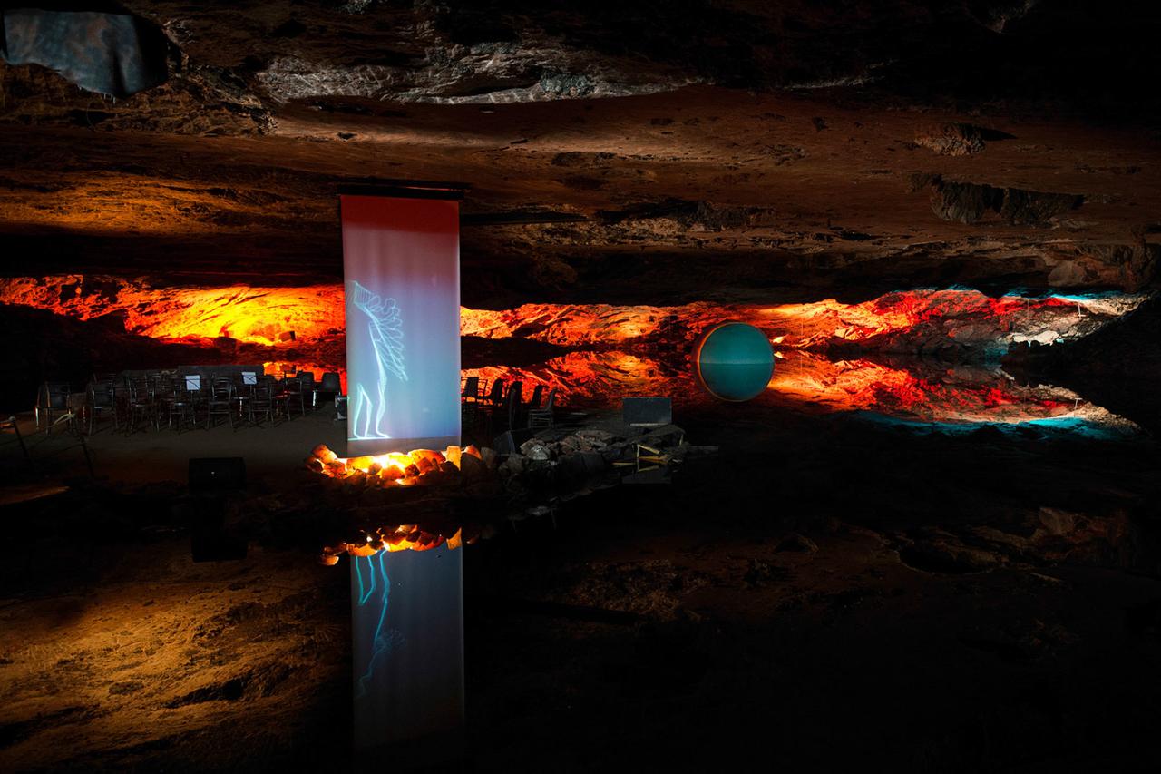 Unterirdischer Salzsee in den heutigen Salzwelten