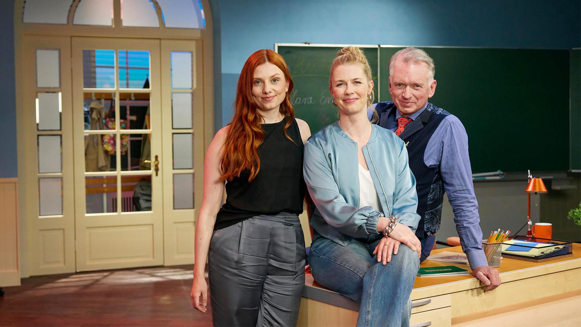 Lara Ermer, Christine Eixenberger und Christian Springer.