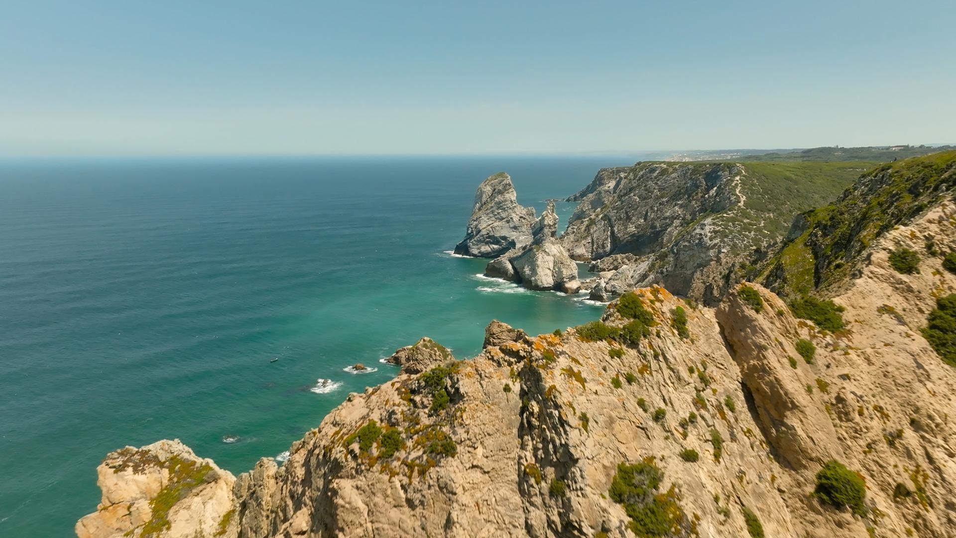 Wilde Küsten vor Cap Cabo da Roca.