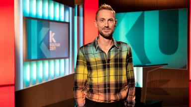 Nino Gadient im Kulturzeit-Studio