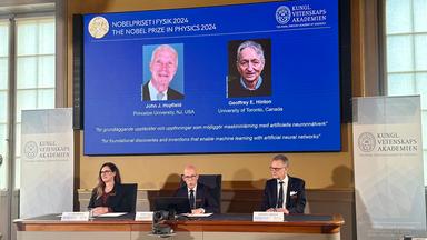 Bekanntgabe Nobelpreis 2024 für Physik