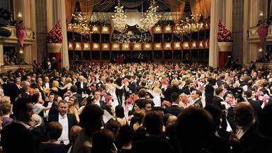 Einzug der Debütantinnen und Debütanten.