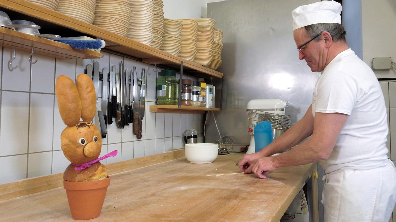 Der Osterhase im Topf ist eine beliebte Spezialität.