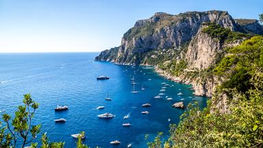 Ein Küstengebiet in Capri