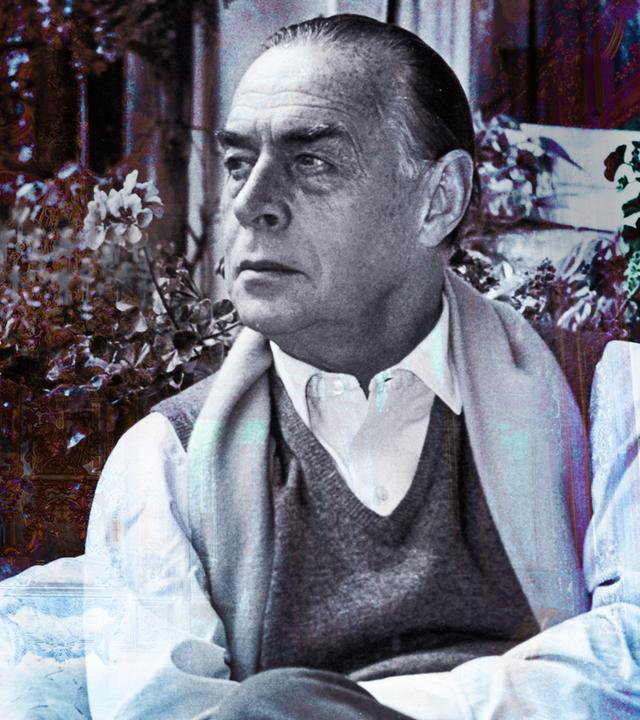 Der Schriftsteller Erich Maria Remarque in seinem Haus