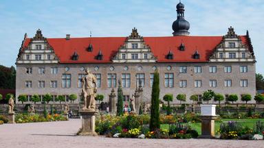 Frontansicht des Schloss Weikersheim.