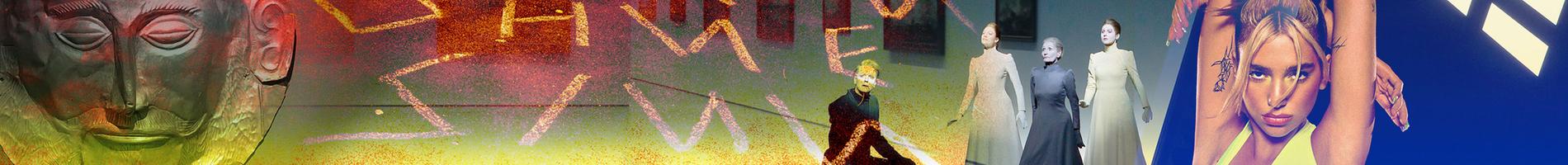 Collage aus Theaterstücken, Ausstellungsmotiven, Konzerten