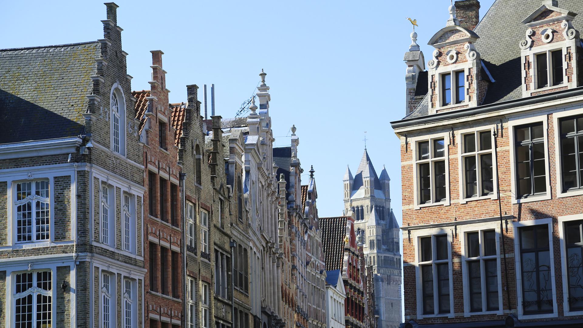 Fassaden von Häusern.