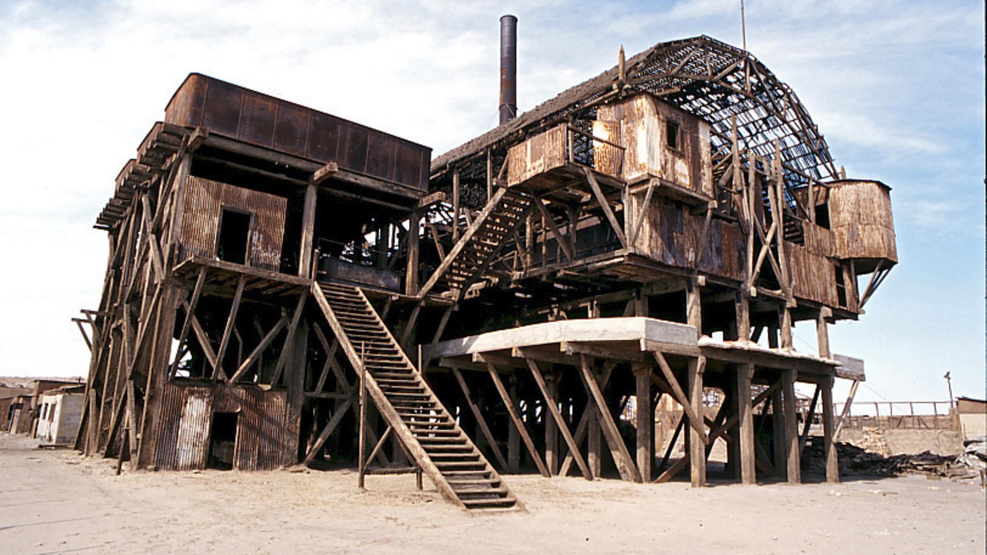 Ruine der Produktionsanlage Santa Laura