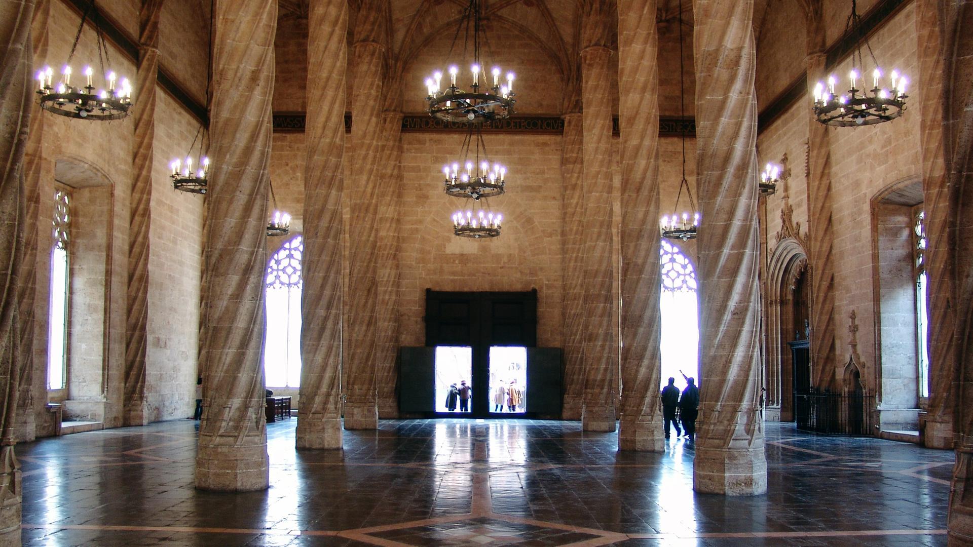 Börsensaal der Lonja de la Seda.