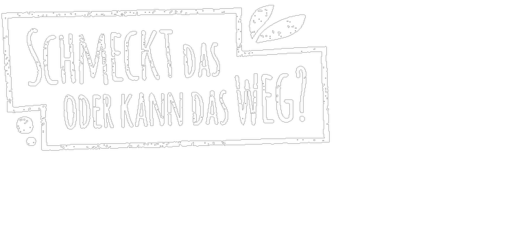 Schmeckt das oder kann das weg? Logo