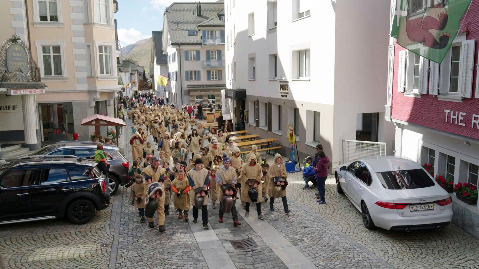 Der Woldmanndli-Umzug findet jeweils Ende Oktober statt