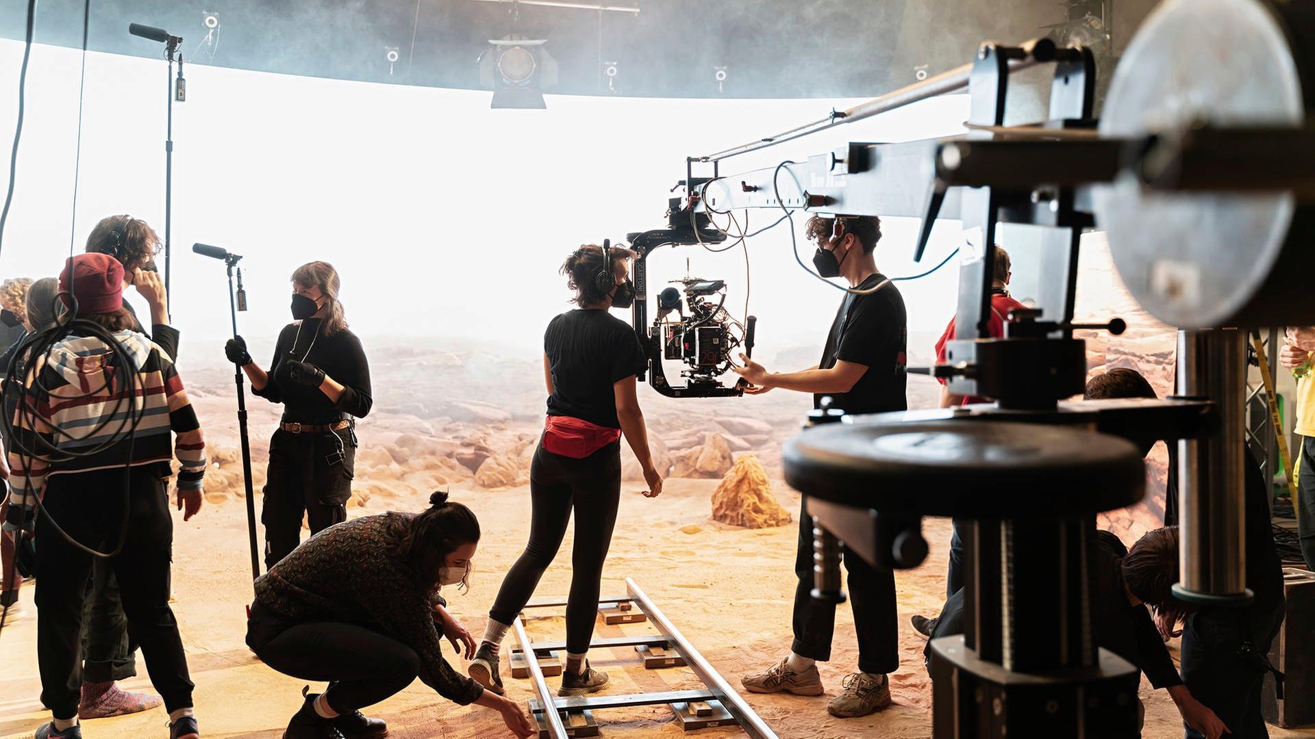 Ein Filmset.