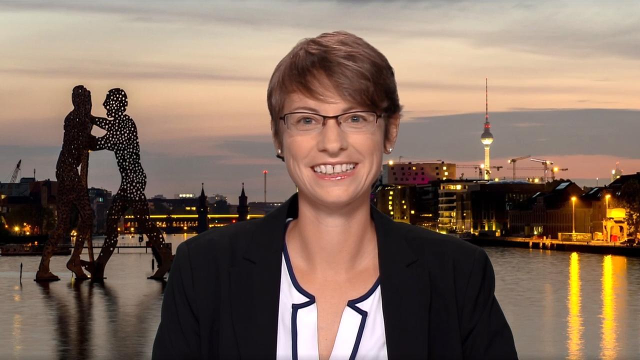 Sina Fabian im Kulturzeit-Gespräch.