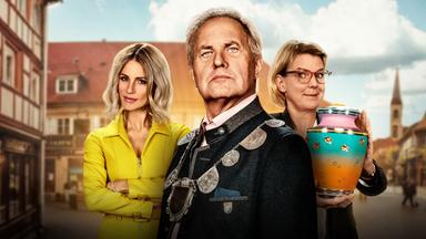 von links: Michelle Hinziker, Uwe Ochsenknecht und Mirja Boes