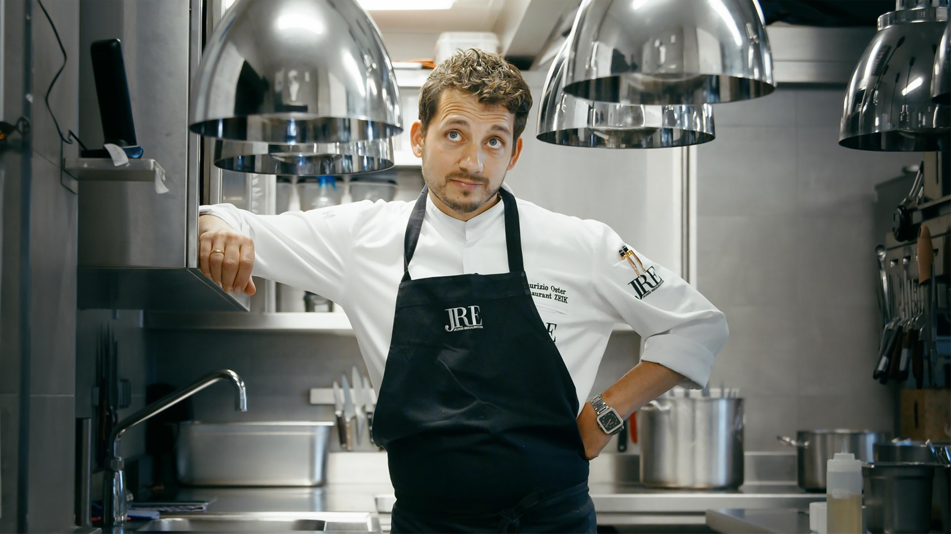 Spitzenkoch Maurizio Oster vom Restaurant Zeik in Hamburg.