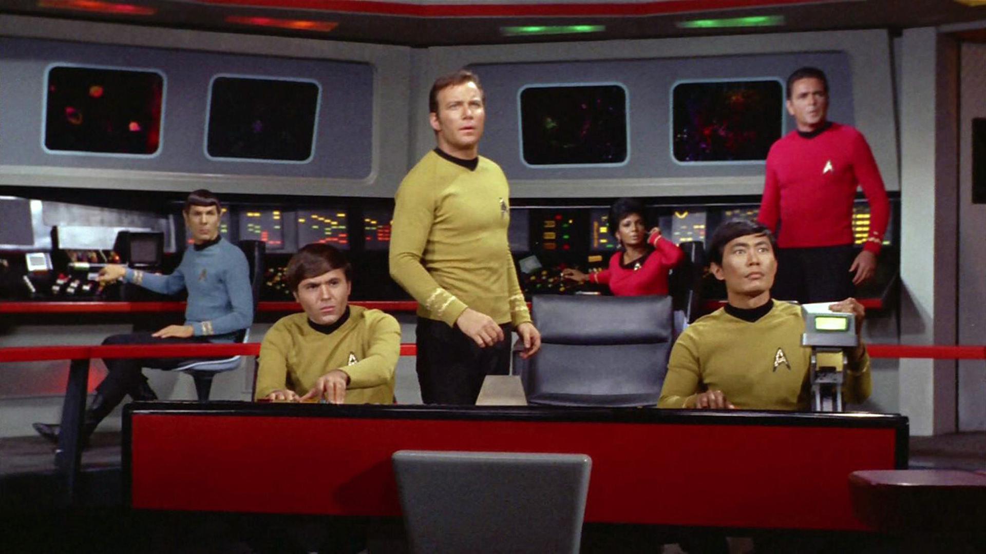 Szene aus der ersten "Star Trek"-Serie, 1968