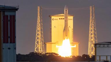 Atart der Ariane-Rakete der ESA am 4.11.2025