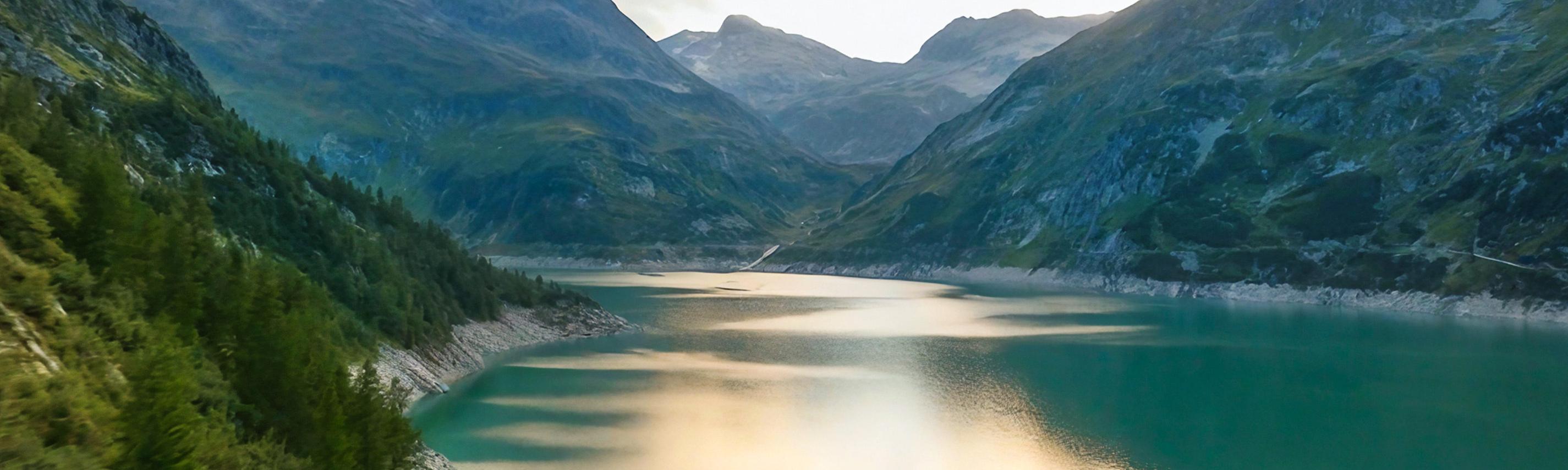 Stauseen der Alpen Sendebereich Hintergrund