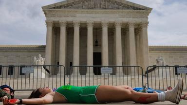 Protest gegen Abtreibungsgesetze vor dem US-Supreme-Court