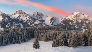 Tannheimer Tal im Abendrot