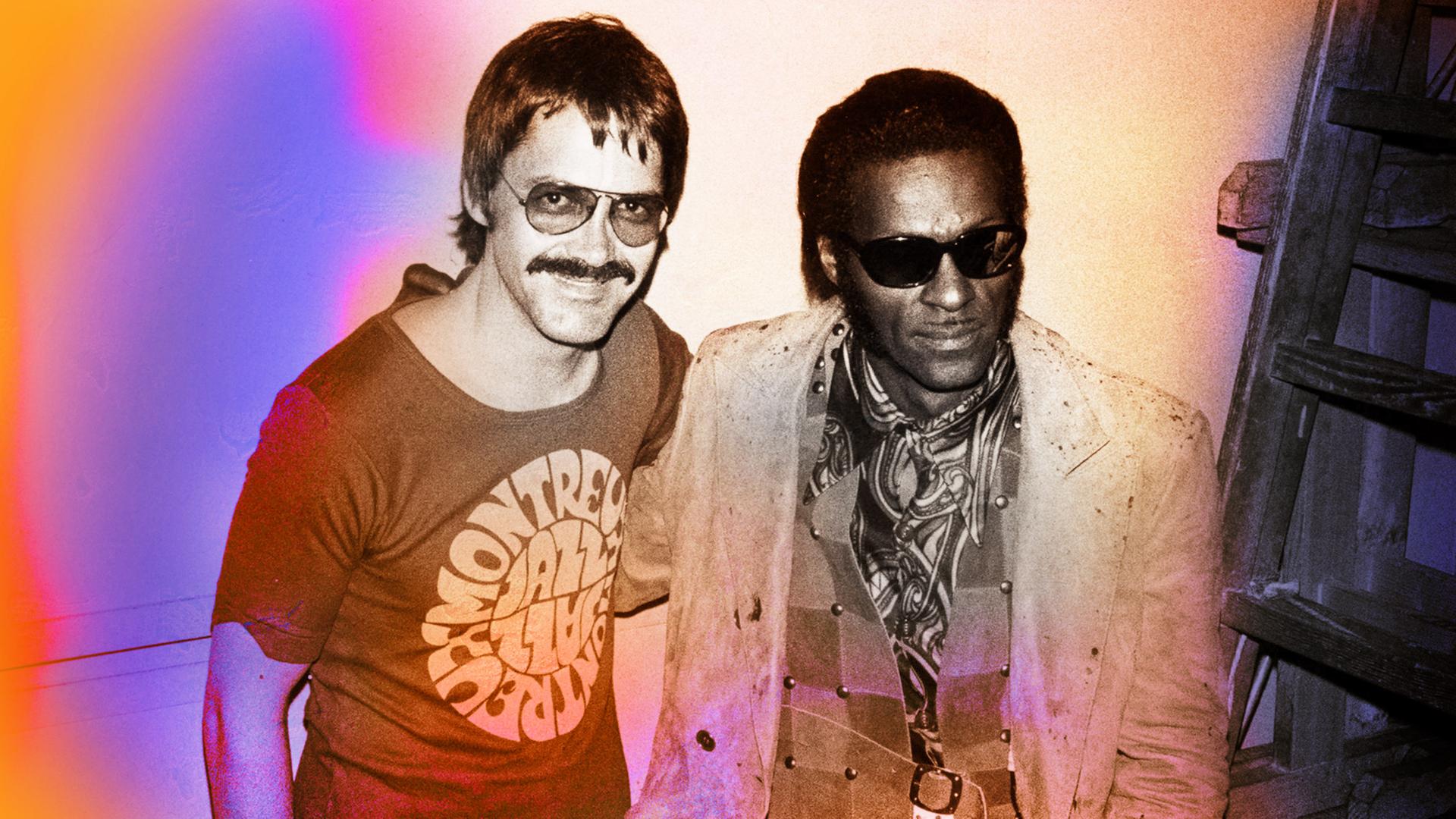 Claude Nobs und Chuck Berry 1972