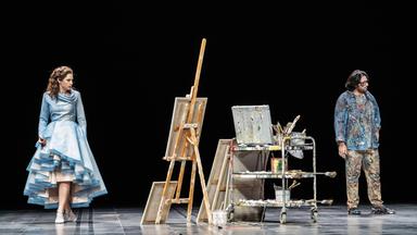 "Tosca" - Die schwedische Sopranistin Malin Byström in der Rolle der Tosca mit Tenor Joshua Guerrero als Mario Cavaradossi.