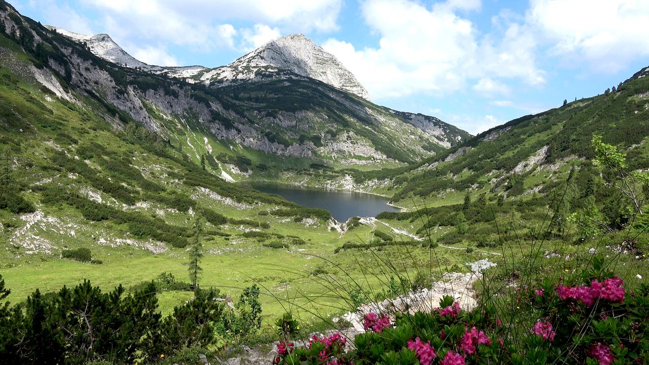 Kleiner Bergsee.