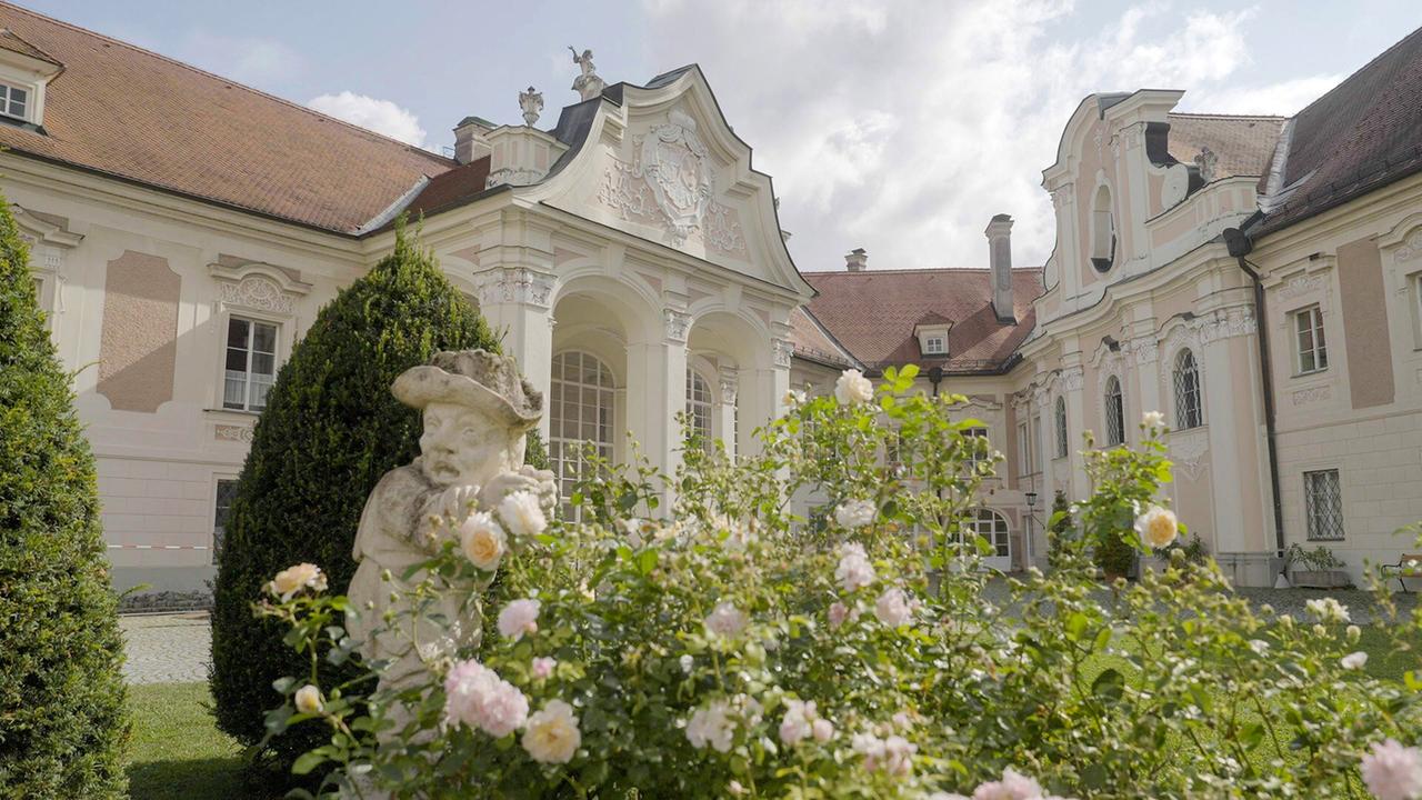 Innenhof von Schloss Lamberg in Steyr
