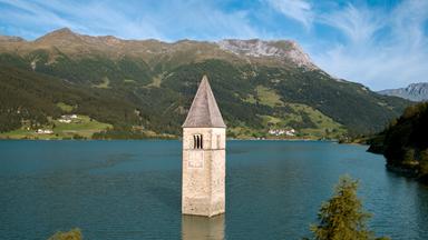Kirchturm Reschensee. 