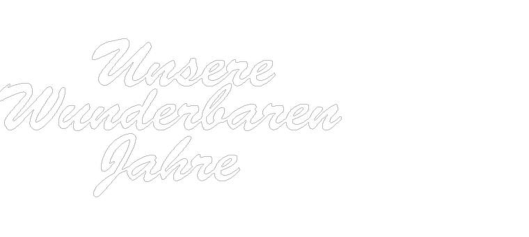 Unsere Wunderbaren Jahre – Logo Linksbündig