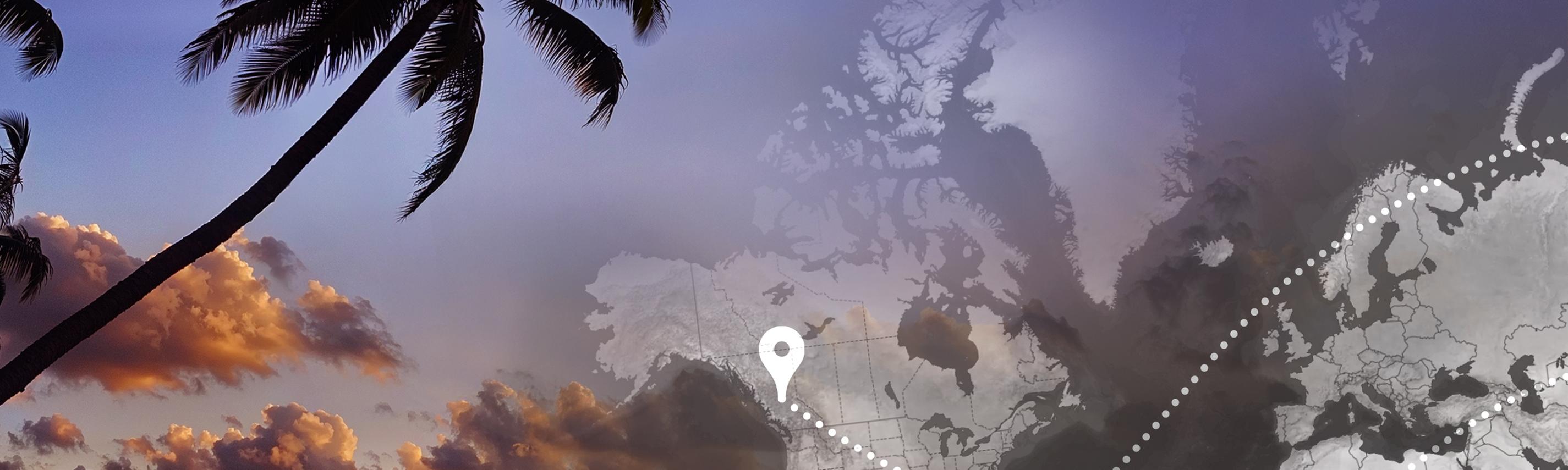 unterwegs Sendebereich Hintergrund