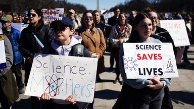 US-Wissenschaftler und Forscher protestieren gegen Trump-Regierung