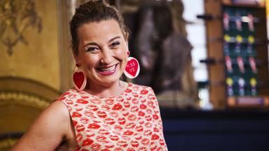 Kabarettistin und Gastgeberin Constanze Lindner.