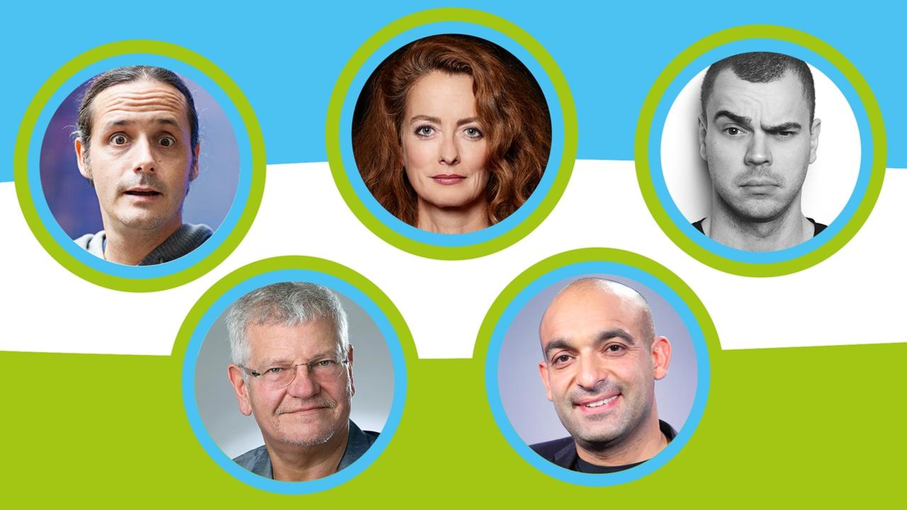 Montage mehrerer Gäste