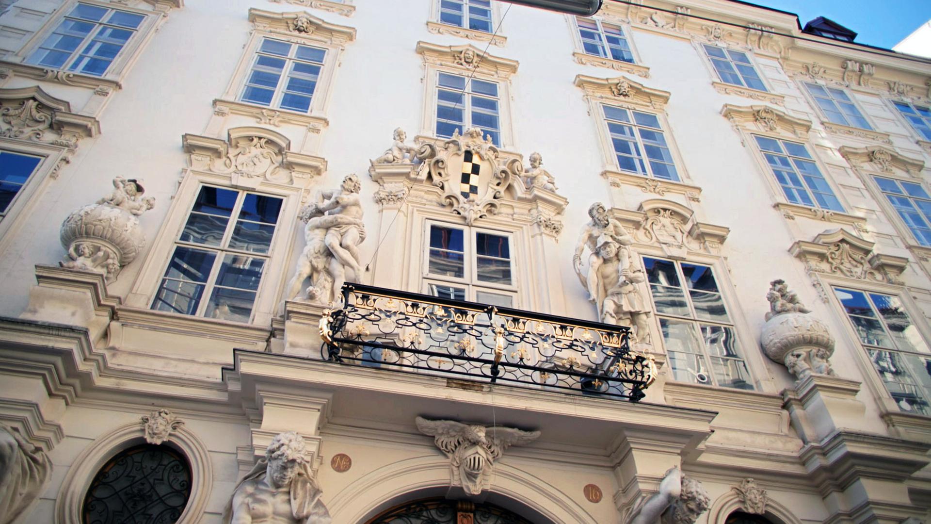 Ansicht einer Hausfassade 