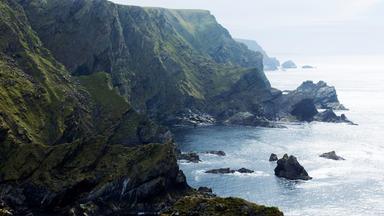  Küste, Shetlandinseln. 