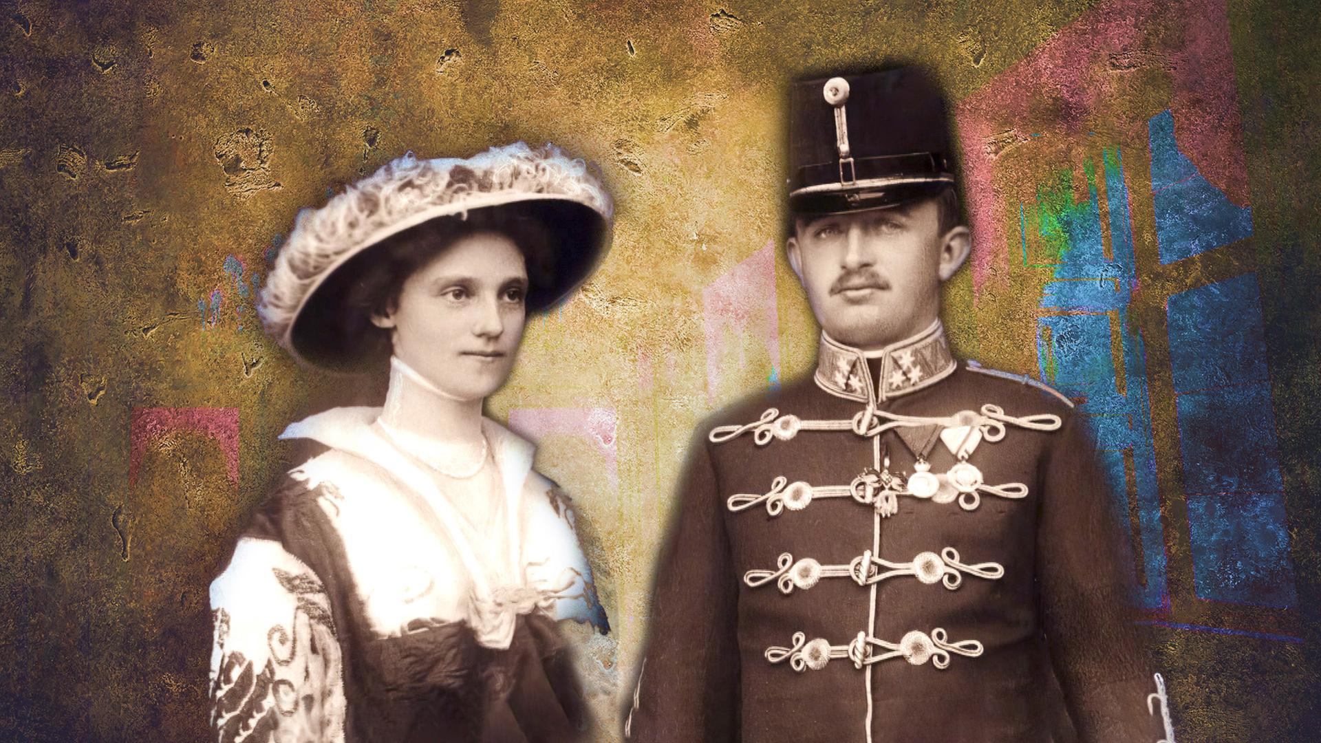 Kaiser Karl und Zita.  