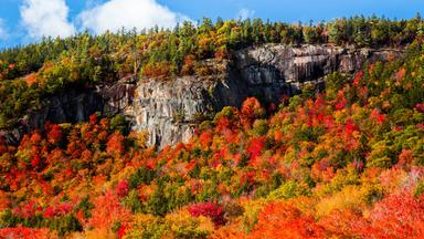 Herbst in den White Mountains, New Hampshire
