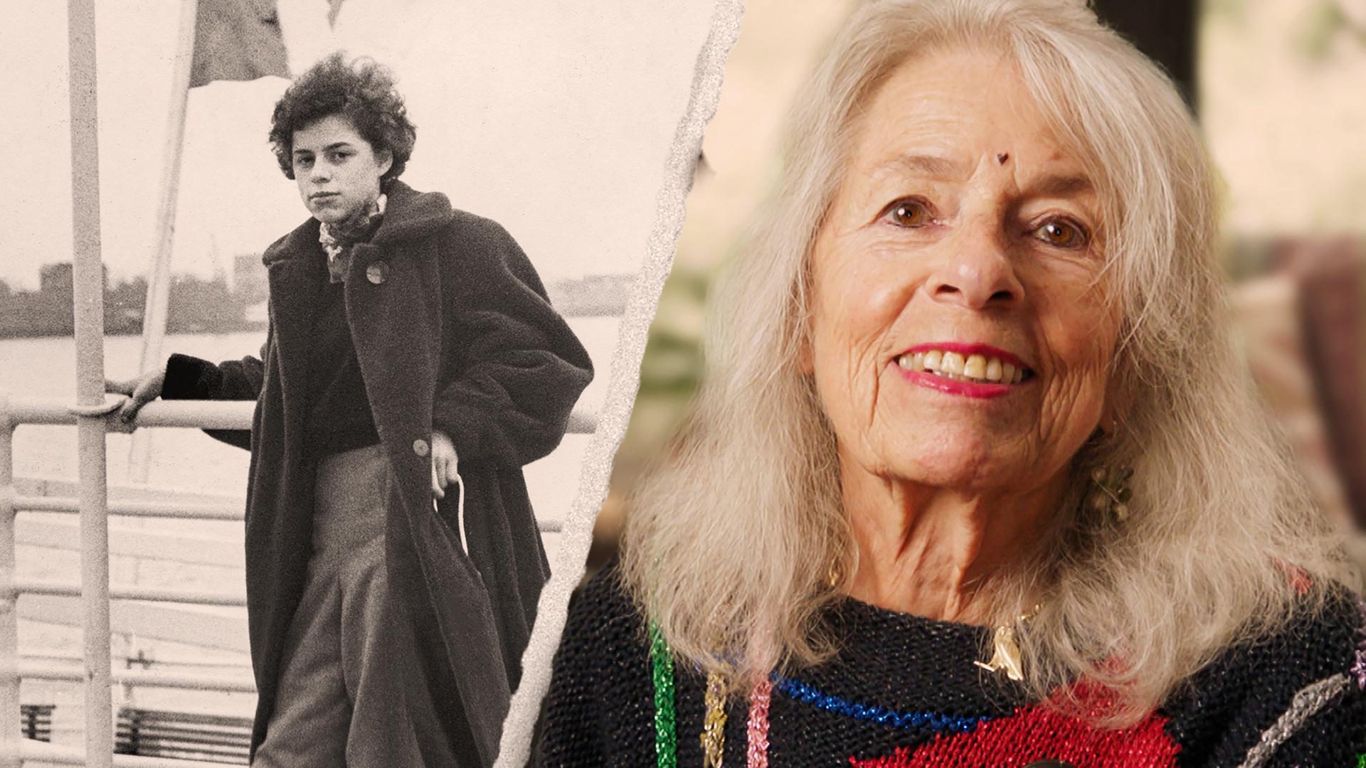 Collage von einer jungen und alten Marione Ingram.