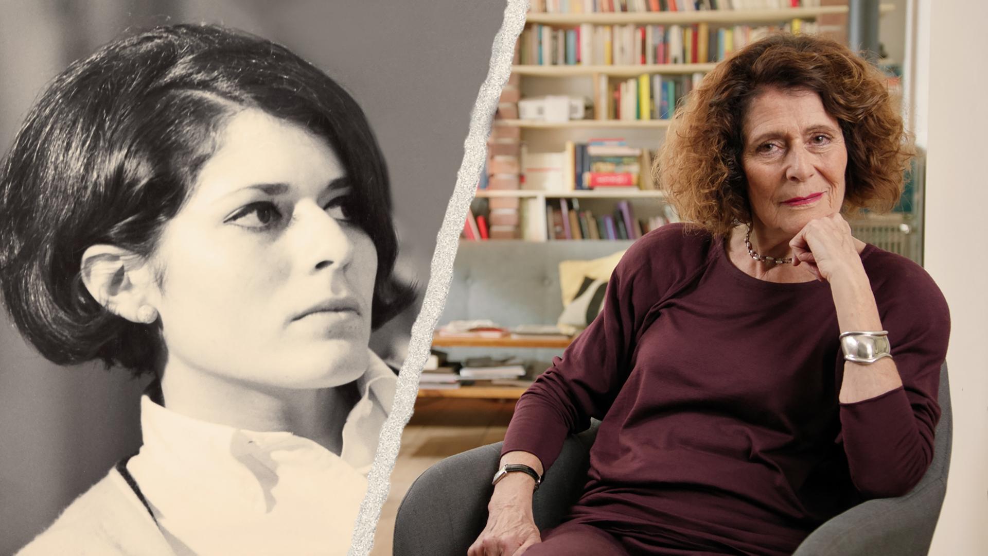 Collage: Dr. Rachel Salamander, 70er Jahre (links) und heute (rechts).